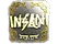 Sticker | insani (Gold) | Austin 2025