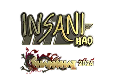 Sticker | insani (Gold) | Shanghai 2024