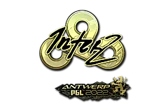 Sticker | interz (Gold) | Antwerp 2022