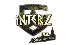 Sticker | interz (Gold) | Stockholm 2021