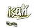 Sticker | isak (Gold) | Paris 2023