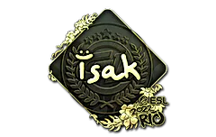 Sticker | isak (Gold) | Rio 2022