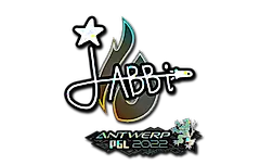 Sticker | jabbi (Glitter) | Antwerp 2022