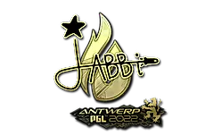 Sticker | jabbi (Gold) | Antwerp 2022