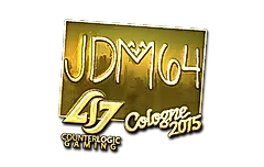 Sticker | jdm64 (Gold) | Cologne 2015