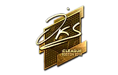 Sticker | jks (Gold) | Boston 2018
