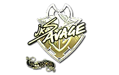 Sticker | jks (Gold) | Paris 2023