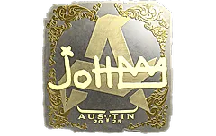 Sticker | jottAAA (Gold) | Austin 2025