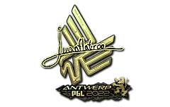 Sticker | juanflatroo (Gold) | Antwerp 2022