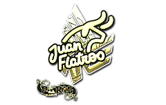 Sticker | juanflatroo (Gold) | Paris 2023