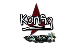Sticker | k0nfig (Glitter) | Antwerp 2022