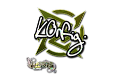 Sticker | k0nfig (Glitter) | Paris 2023
