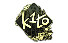 Sticker | k1to (Gold) | Rio 2022