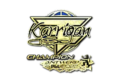 Sticker | karrigan (Gold, Champion) | Antwerp 2022