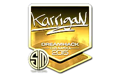 Sticker | karrigan (Gold) | Cluj-Napoca 2015