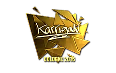 Sticker | karrigan (Gold) | Cologne 2016