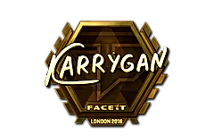 Sticker | karrigan (Gold) | London 2018