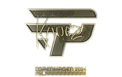 Sticker | kauez (Gold) | Copenhagen 2024
