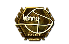Sticker | kennyS (Gold) | London 2018