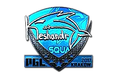 Sticker | keshandr (Foil) | Krakow 2017