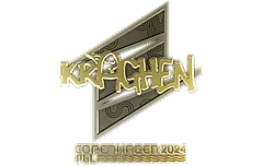 Sticker | kraghen (Gold) | Copenhagen 2024