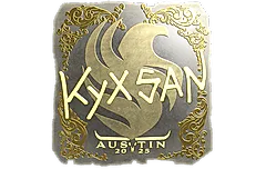 Sticker | kyxsan (Gold) | Austin 2025