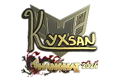 Sticker | kyxsan (Gold) | Shanghai 2024