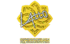 Sticker | latto (Glitter) | Copenhagen 2024