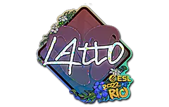 Sticker | latto (Glitter) | Rio 2022
