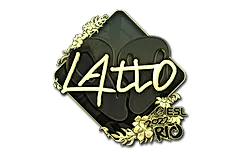 Sticker | latto (Gold) | Rio 2022
