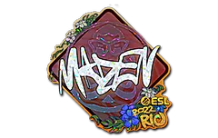 Sticker | maden (Glitter) | Rio 2022