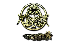 Sticker | maden (Gold) | Antwerp 2022