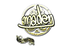 Sticker | maden (Gold) | Paris 2023