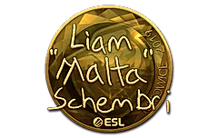 Sticker | malta (Gold) | Katowice 2019