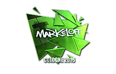 Sticker | markeloff (Foil) | Cologne 2016