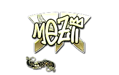Sticker | mezii (Gold) | Paris 2023