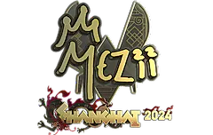 Sticker | mezii (Gold) | Shanghai 2024