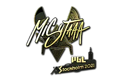 Sticker | misutaaa (Gold) | Stockholm 2021