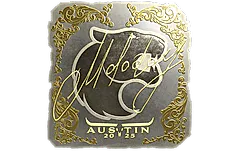 Sticker | molodoy (Gold) | Austin 2025