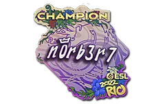 Sticker | n0rb3r7 (Champion) | Rio 2022