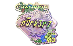 Sticker | n0rb3r7 (Holo, Champion) | Rio 2022