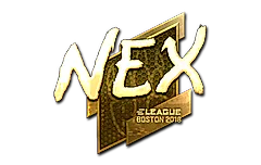 Sticker | nex (Gold) | Boston 2018