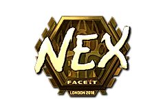 Sticker | nex (Gold) | London 2018