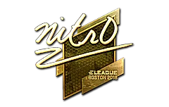 Sticker | nitr0 (Gold) | Boston 2018