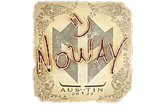 Sticker | noway | Austin 2025
