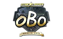 Sticker | oBo (Gold) | Berlin 2019
