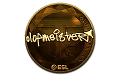 Sticker | olofmeister (Gold) | Katowice 2019