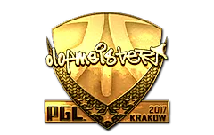 Sticker | olofmeister (Gold) | Krakow 2017