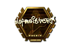 Sticker | olofmeister (Gold) | London 2018