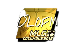 Sticker | olofmeister (Gold) | MLG Columbus 2016